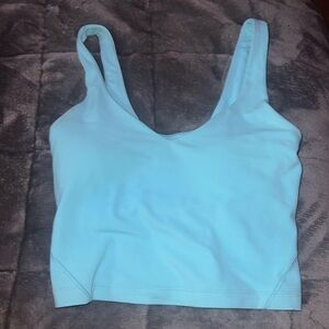 blue lulu align tank